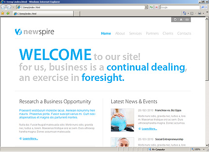 Website Template #26857