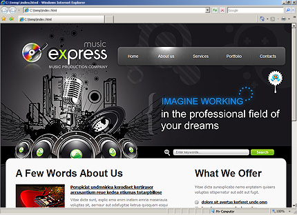 Website Template #26859
