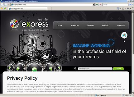 Website Template #26859