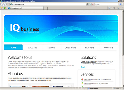 Website Template #26891