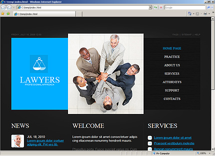 Website Template #26896