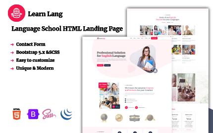 Modèles Landing Page