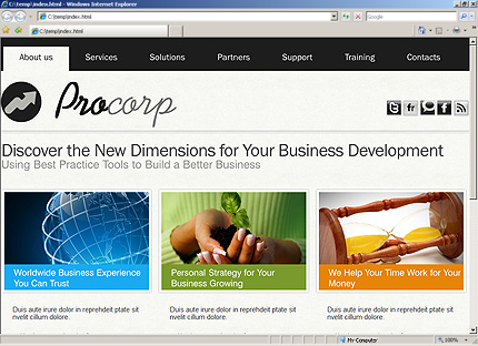 Website Template #26905