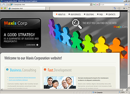 Website Template #26913