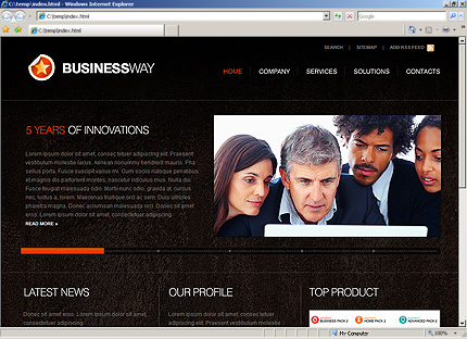 Website Template #26917