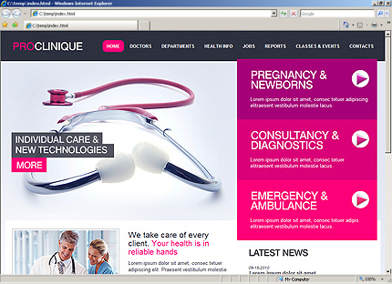Website Template #26919