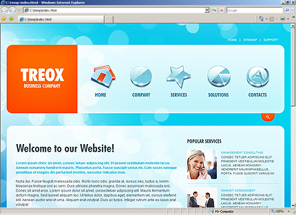 Website Template #26922
