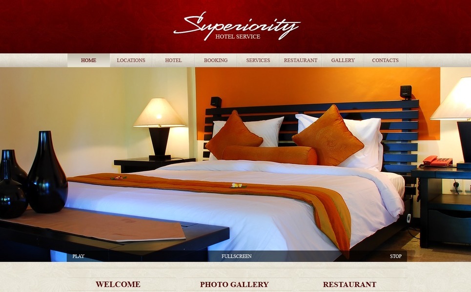 Hotels Website Template #26924