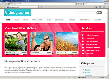Website Template #26950