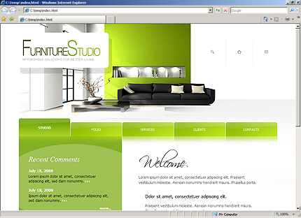 Website Template #26960