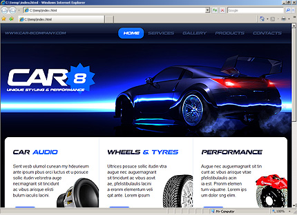Website Template #26963
