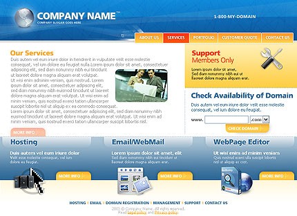 Website Template #2733