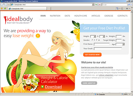 Website Template #27022
