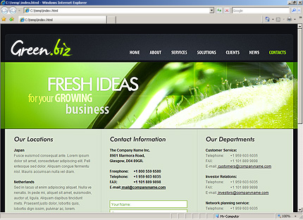 Website Template #27025