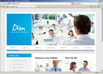 Website Template #27029