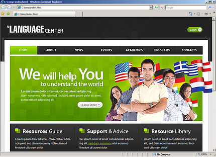 Website Template #27035