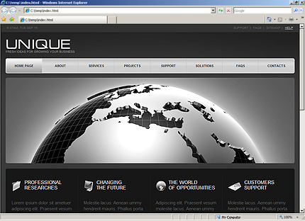 Website Template #27060