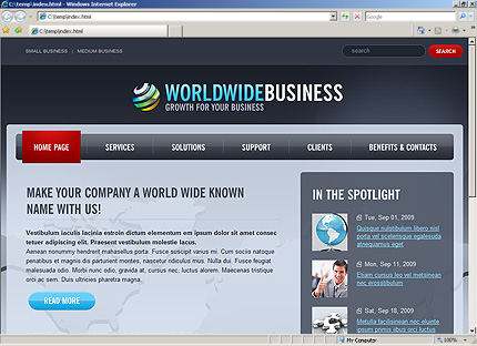Website Template #27085