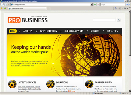 Website Template #27094