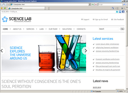 Website Template #27100