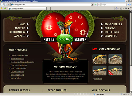 Website Template #27107