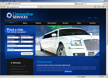Website Template #27132