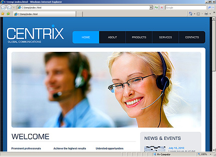 Website Template #27137