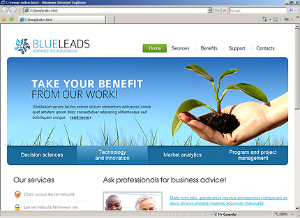 Website Template #27145