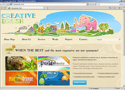 Website Template #27201
