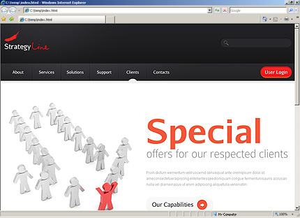 Website Template #27216