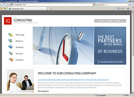 Website Template #27222