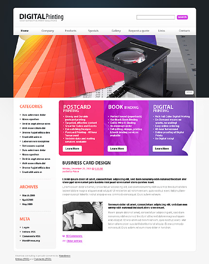 Website Template #27257