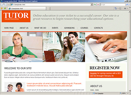 Website Template #27298