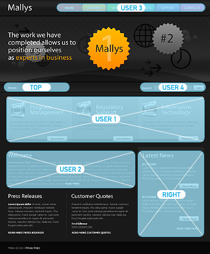 Website Template #27356