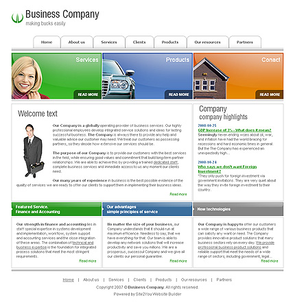 Website Template #27361