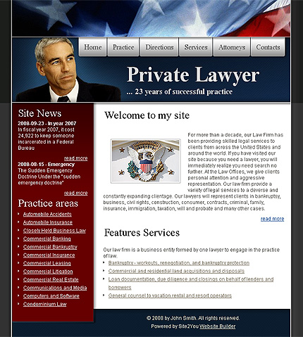 Website Template #27362