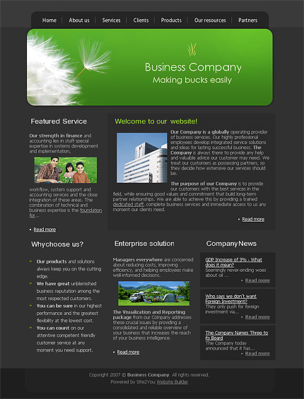 Website Template #27363