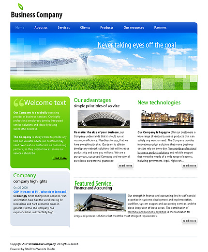 Website Template #27375