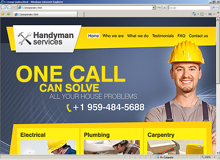 Website Template #27412