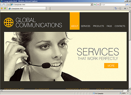 Website Template #27427