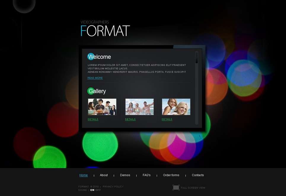 Videographer Flash Template Web Design Templates Website Templates Download Videographer Best Website Templates For Videographers