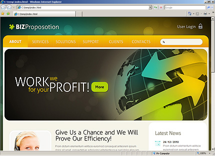 Website Template #27555