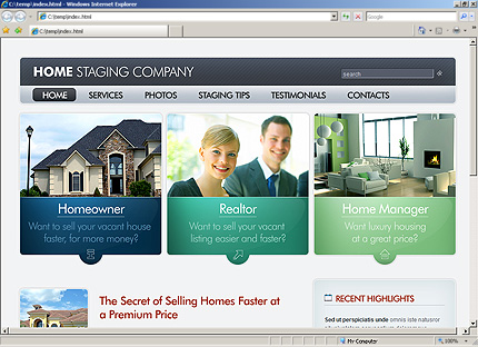 Website Template #27627