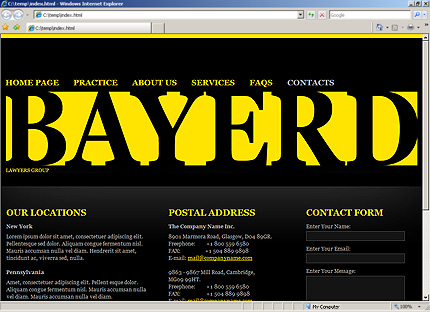 Website Template #27836