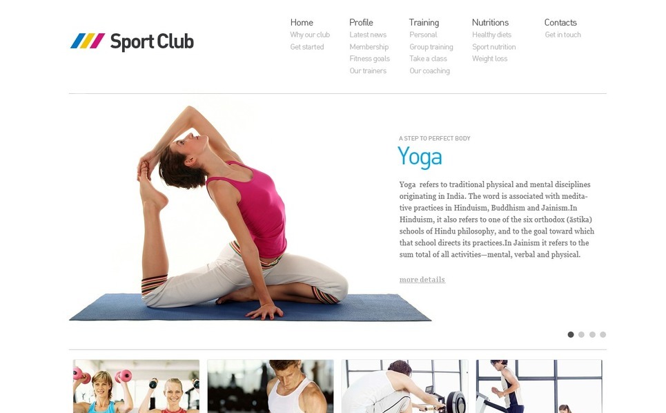 Yoga Website Template #27848