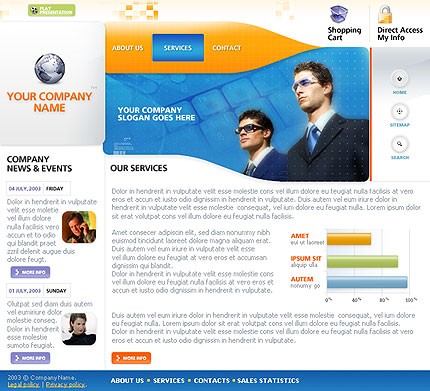 Website Template #2845