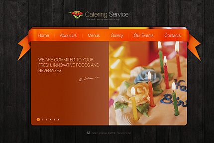 Catering Website Template