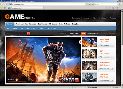 Website Template #28055