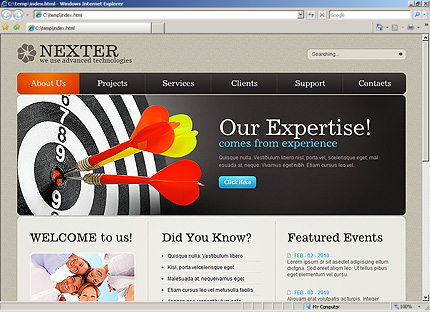 Website Template #28060