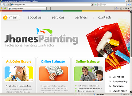 Website Template #28085